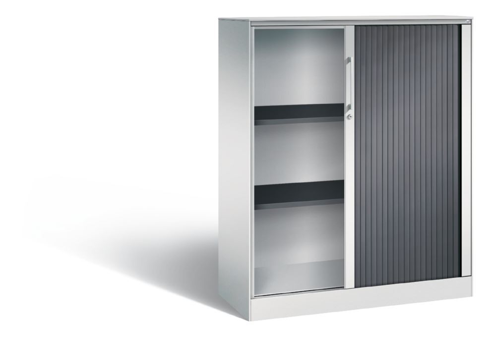 C+P Rollladenschrank Asisto bis 70 kg Last lichtgrau 1000 x 435 x 1310 mm Produktbild C+P Rollladenschrank Asisto bis 70 kg Last lichtgrau 1000 x 435 x 1310 mm bild 2
