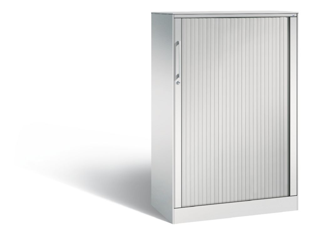 C+P Rollladenschrank aus Stahl Asisto 2 Innenfächer lichtgrau 800 x 435 x 1310 mm Produktbild C+P Rollladenschrank aus Stahl Asisto 2 Innenfächer lichtgrau 800 x 435 x 1310 mm