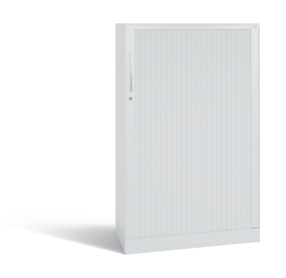 C+P Rollladenschrank aus Stahl Asisto 2 Innenfächer lichtgrau 800 x 435 x 1310 mm Produktbild C+P Rollladenschrank aus Stahl Asisto 2 Innenfächer lichtgrau 800 x 435 x 1310 mm bild 3