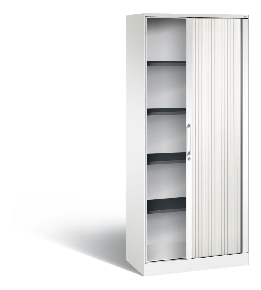 C+P Rollladenschrank Asisto 1980 x 800 x 435 mm in weiß Produktbild C+P Rollladenschrank Asisto 1980 x 800 x 435 mm in weiß bild 2