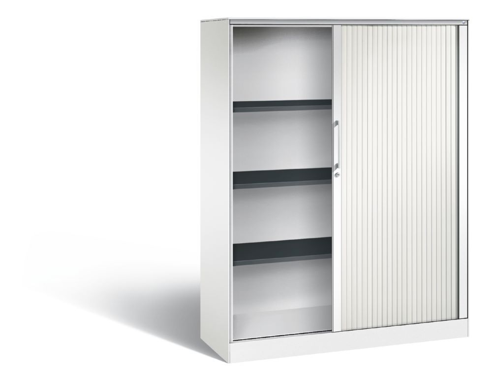 C+P Rollladenschrank Asisto H 1639 x B 1200 x T 435 mm in weiß Produktbild C+P Rollladenschrank Asisto H 1639 x B 1200 x T 435 mm in weiß bild 2