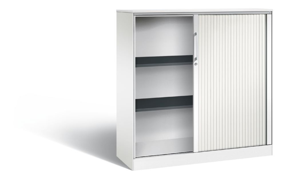 C+P Rollladenschrank Asisto H 1310 x B1200 x  T 435 mm in weiß Produktbild C+P Rollladenschrank Asisto H 1310 x B1200 x  T 435 mm in weiß bild 2