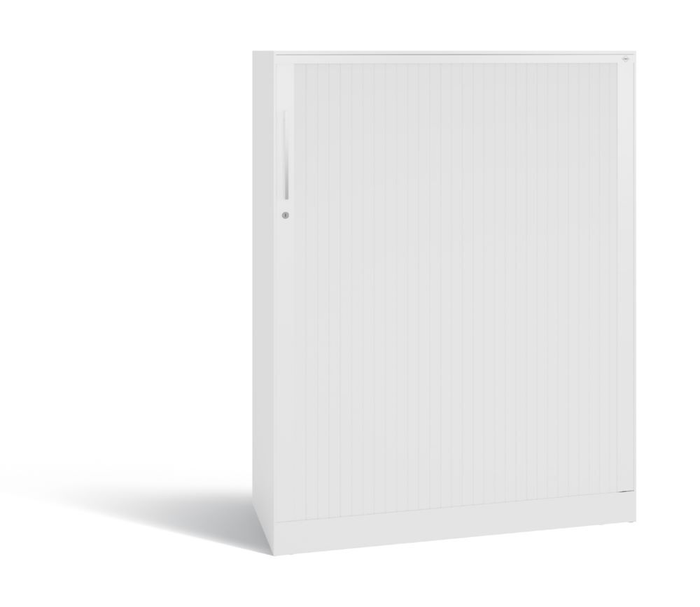 C+P Rollladenschrank Asisto 2 Böden verkehrsweiß 1000 x 435 x 1310 mm Produktbild C+P Rollladenschrank Asisto 2 Böden verkehrsweiß 1000 x 435 x 1310 mm bild 3