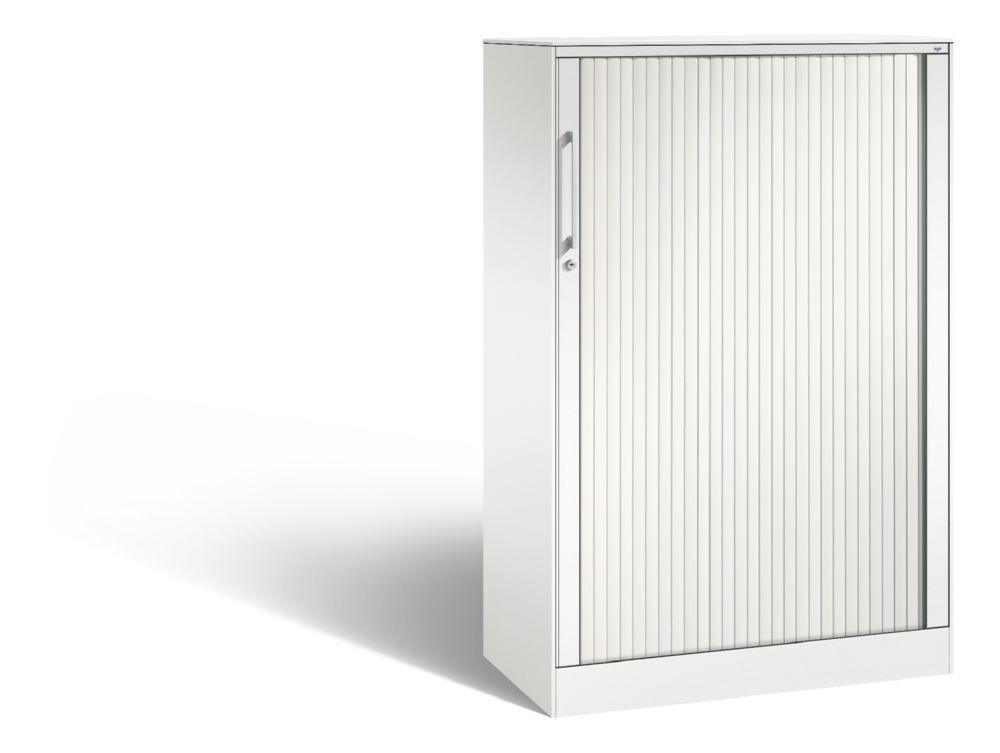 C+P Rollladenschrank fürs Büro Asisto weiß 800 x 435 x 1310 mm Produktbild C+P Rollladenschrank fürs Büro Asisto weiß 800 x 435 x 1310 mm