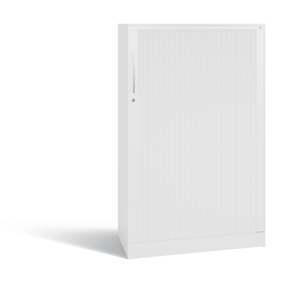 C+P Rollladenschrank fürs Büro Asisto weiß 800 x 435 x 1310 mm Produktbild C+P Rollladenschrank fürs Büro Asisto weiß 800 x 435 x 1310 mm bild 3