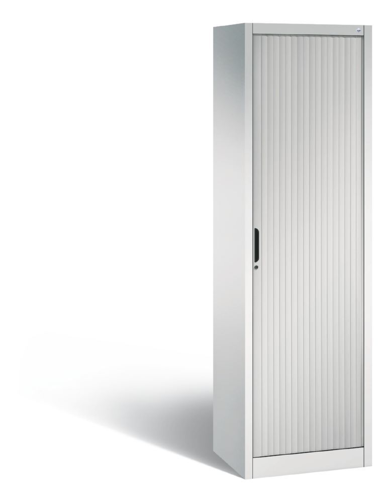 C+P Rollladenschrank Omnispace 4 Einlegeböden lichtgrau 600 x 420 x 1980 mm Produktbild C+P Rollladenschrank Omnispace 4 Einlegeböden lichtgrau 600 x 420 x 1980 mm