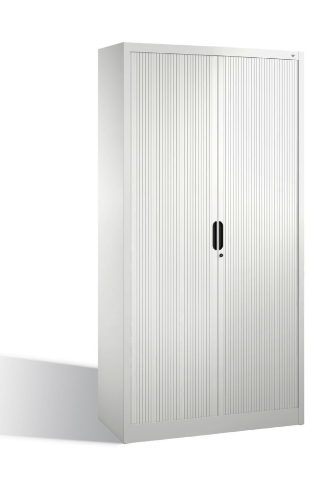 C+P Rollladenschrank Omnispace mit Leichtlaufschienen hellgrau 1000 x 420 x 1980 mm Produktbild C+P Rollladenschrank Omnispace mit Leichtlaufschienen hellgrau 1000 x 420 x 1980 mm