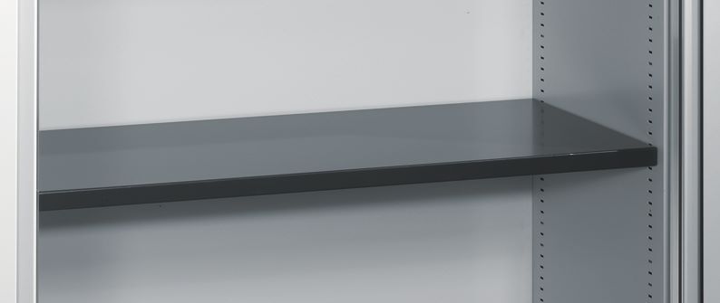 C+P Rollladenschrank Omnispace 3 Einlegeböden lichtgrau 1000 x 420 x 1345 mm Produktbild C+P Rollladenschrank Omnispace 3 Einlegeböden lichtgrau 1000 x 420 x 1345 mm bild 3