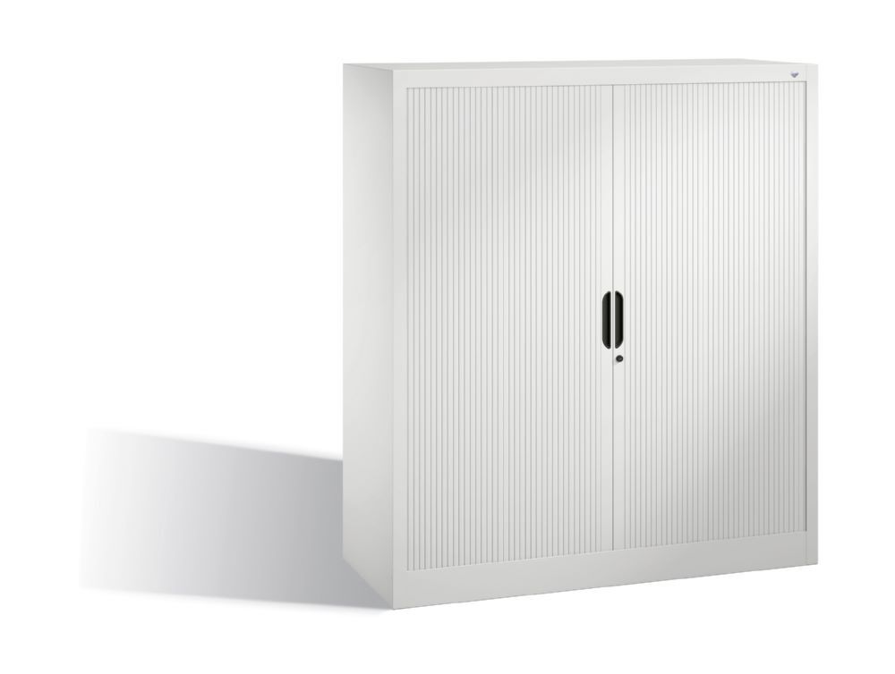 C+P Rollladenschrank Omnispace 3 Fachböden bis 50 kg lichtgrau 1200 x 420 x 1345 mm Produktbild C+P Rollladenschrank Omnispace 3 Fachböden bis 50 kg lichtgrau 1200 x 420 x 1345 mm
