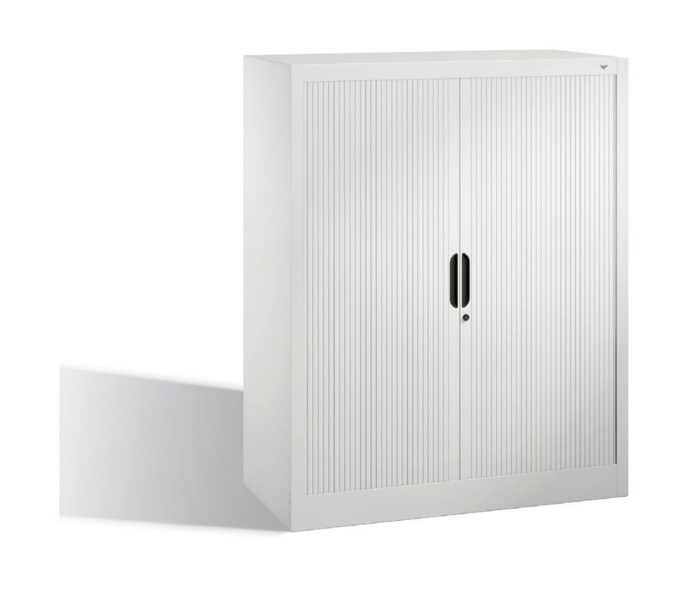 C+P Rollladenschrank Omnispace Kunststofflamellen lichtgrau 1000 x 420 x 1230 mm Produktbild C+P Rollladenschrank Omnispace Kunststofflamellen lichtgrau 1000 x 420 x 1230 mm