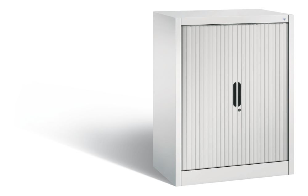 C+P Rollladenschrank Omnispace 2 Einlegeböden lichtgrau 800 x 420 x 1030 mm Produktbild C+P Rollladenschrank Omnispace 2 Einlegeböden lichtgrau 800 x 420 x 1030 mm