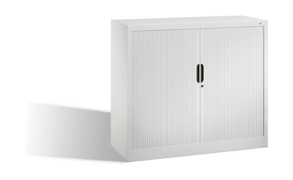 C+P Rollladenschrank Omnispace mit Aluminiumschlossleiste grau 1200 x 420 x 1030 mm Produktbild C+P Rollladenschrank Omnispace mit Aluminiumschlossleiste grau 1200 x 420 x 1030 mm