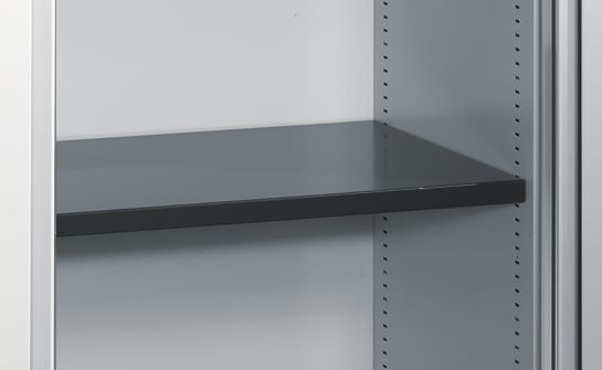 C+P Rollladenschrank Omnispace 4 Fachböden schwarzgrau 600 x 420 x 1980 mm Produktbild C+P Rollladenschrank Omnispace 4 Fachböden schwarzgrau 600 x 420 x 1980 mm bild 2