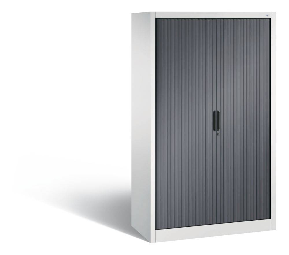 C+P Rollladenschrank Omnispace 3 Fächer schwarzgrau 1000 x 420 x 1660 mm Produktbild C+P Rollladenschrank Omnispace 3 Fächer schwarzgrau 1000 x 420 x 1660 mm