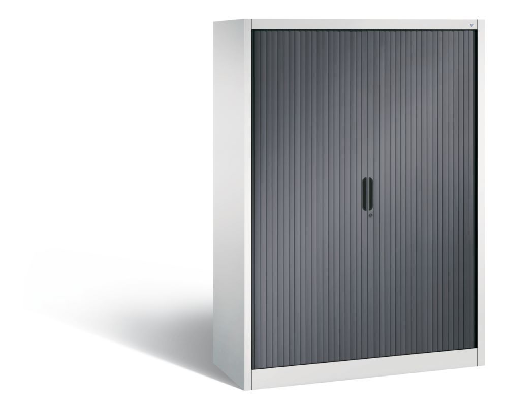 C+P Rollladenschrank Omnispace in schwarzgrau 1200 x 420 x 1660 mm Produktbild C+P Rollladenschrank Omnispace in schwarzgrau 1200 x 420 x 1660 mm