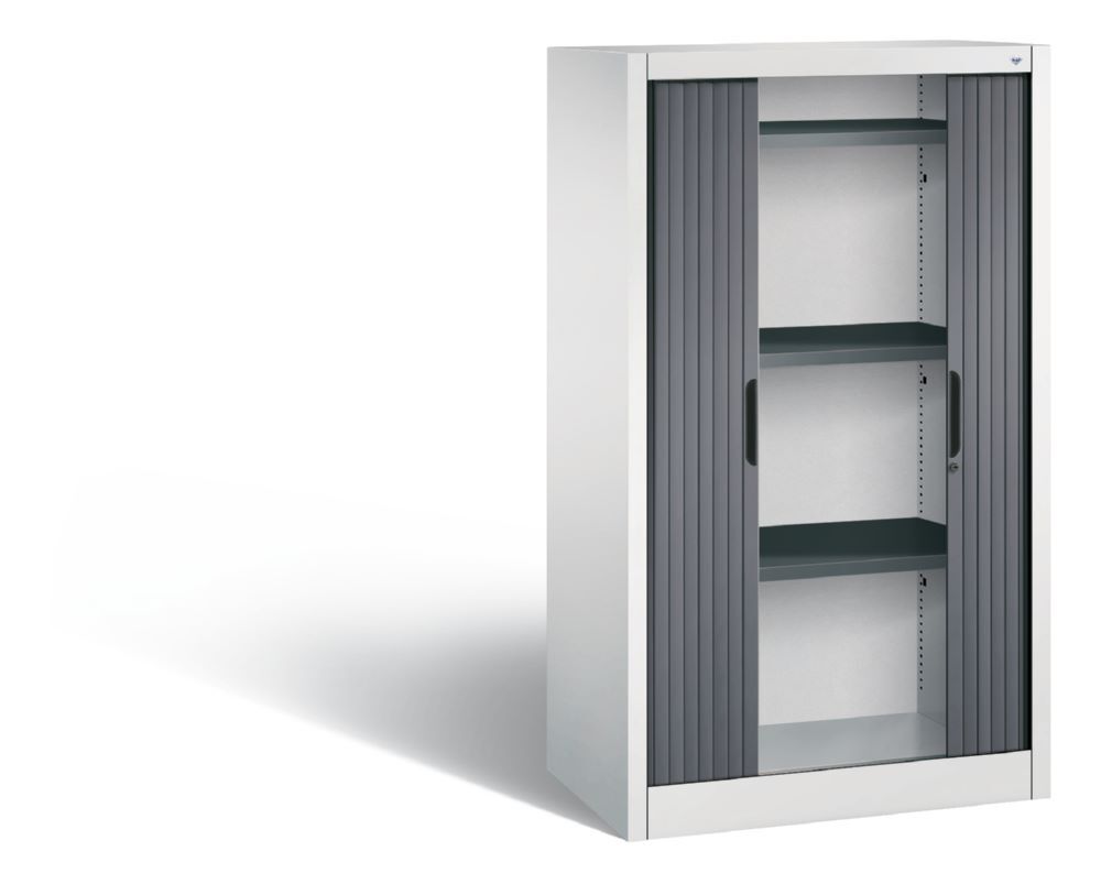 C+P Rollladenschrank Omnispace Last bis 50 kg schwarzgrau 800 x 420 x 1345 mm Produktbild C+P Rollladenschrank Omnispace Last bis 50 kg schwarzgrau 800 x 420 x 1345 mm