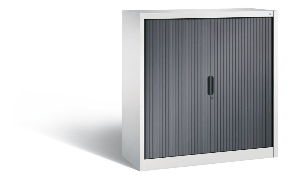 C+P Rollladenschrank Omnispace 2 Böden schwarzgrau 1200 x 420 x 1230 mm Produktbild C+P Rollladenschrank Omnispace 2 Böden schwarzgrau 1200 x 420 x 1230 mm