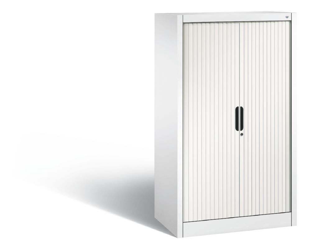 C+P Rollladenschrank Omnispace 3 Fachböden mit 50 kg Last weiß 800 x 420 x 1345 mm Produktbild C+P Rollladenschrank Omnispace 3 Fachböden mit 50 kg Last weiß 800 x 420 x 1345 mm