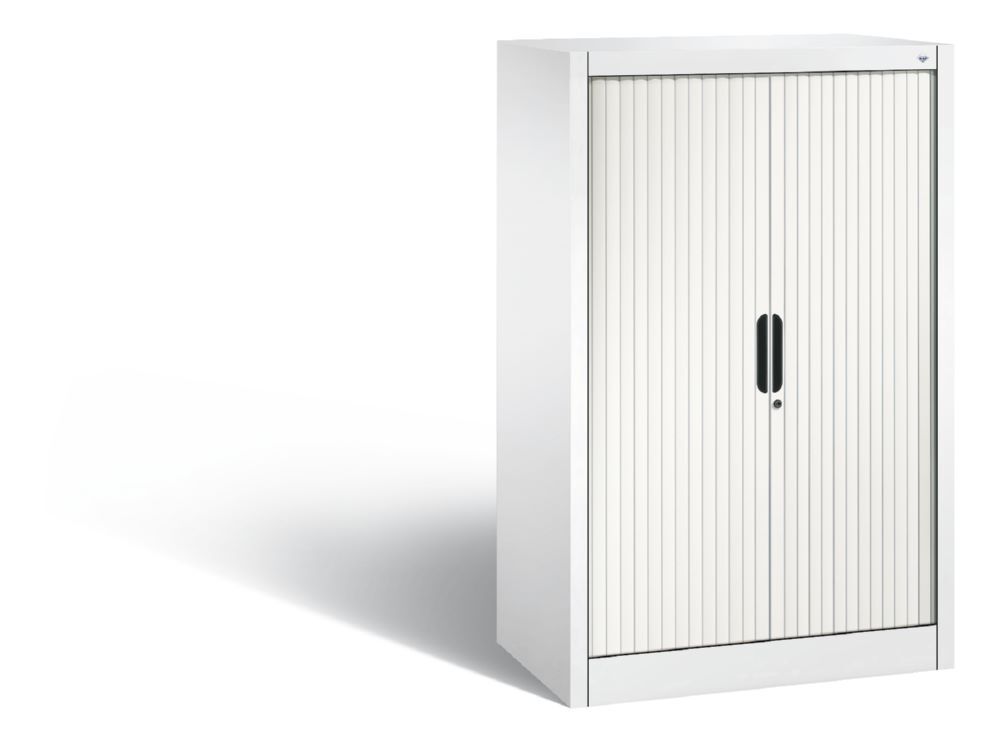 C+P Rollladenschrank Omnispace 2 Fachböden weiß 800 x 420 x 1230 mm Produktbild C+P Rollladenschrank Omnispace 2 Fachböden weiß 800 x 420 x 1230 mm