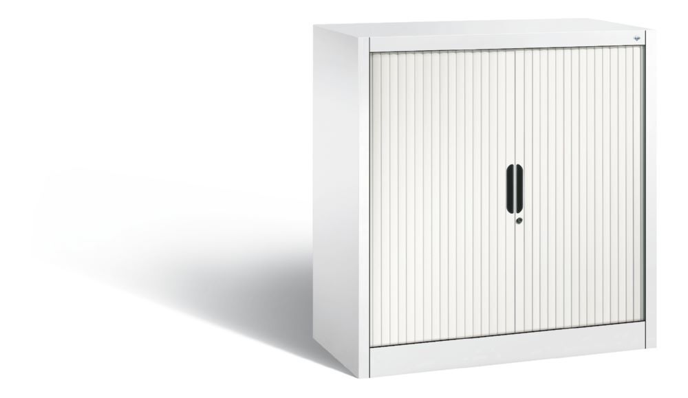 C+P Rollladenschrank Omnispace abschließbar weiß 1000 x 420 x 1030 mm Produktbild C+P Rollladenschrank Omnispace abschließbar weiß 1000 x 420 x 1030 mm