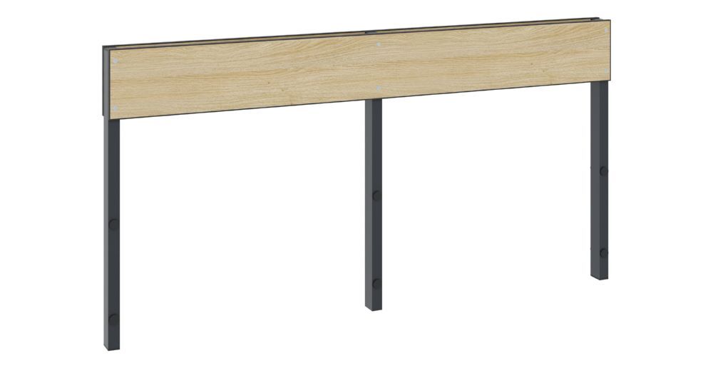 C+P Rückenlehne für Umkleidebank im Feuchtraum Eiche 1500 x 796 mm Produktbild C+P Rückenlehne für Umkleidebank im Feuchtraum Eiche 1500 x 796 mm