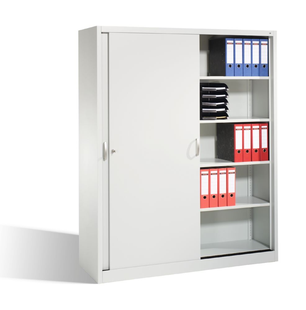 C+P Schiebetürenschrank Acurado 2000 1950 x 1600 x 500 mm im lichtgrau Produktbild C+P Schiebetürenschrank Acurado 2000 1950 x 1600 x 500 mm im lichtgrau bild 3