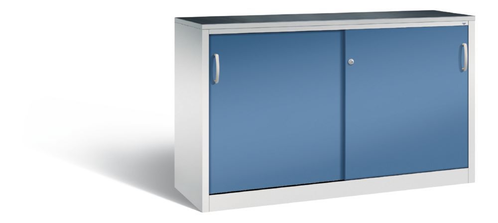 C+P Schiebetürenschrank Acurado 2000 Türen in fernblau 1600 x 500 x 1000 mm Produktbild C+P Schiebetürenschrank Acurado 2000 Türen in fernblau 1600 x 500 x 1000 mm