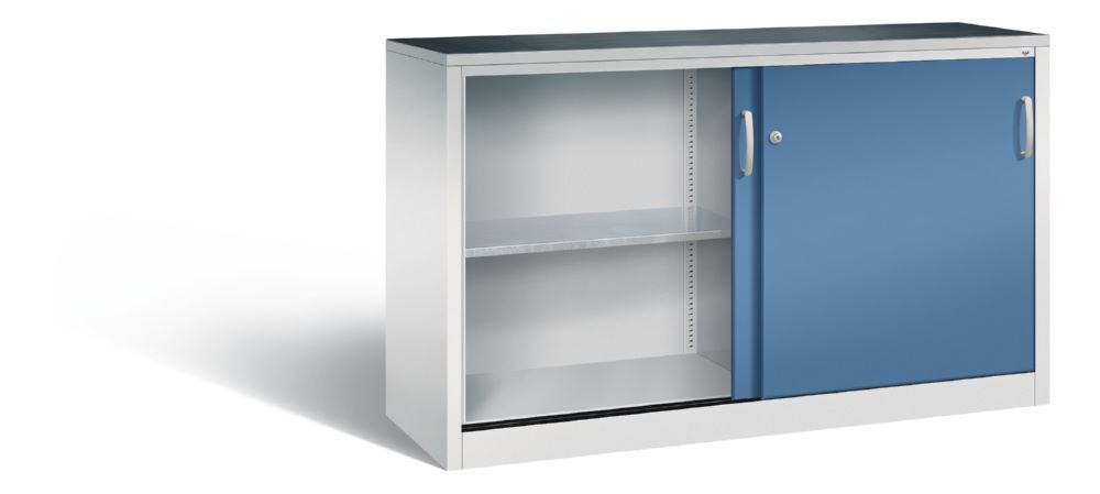 C+P Schiebetürenschrank Acurado 2000 Türen in fernblau 1600 x 500 x 1000 mm Produktbild C+P Schiebetürenschrank Acurado 2000 Türen in fernblau 1600 x 500 x 1000 mm bild 2