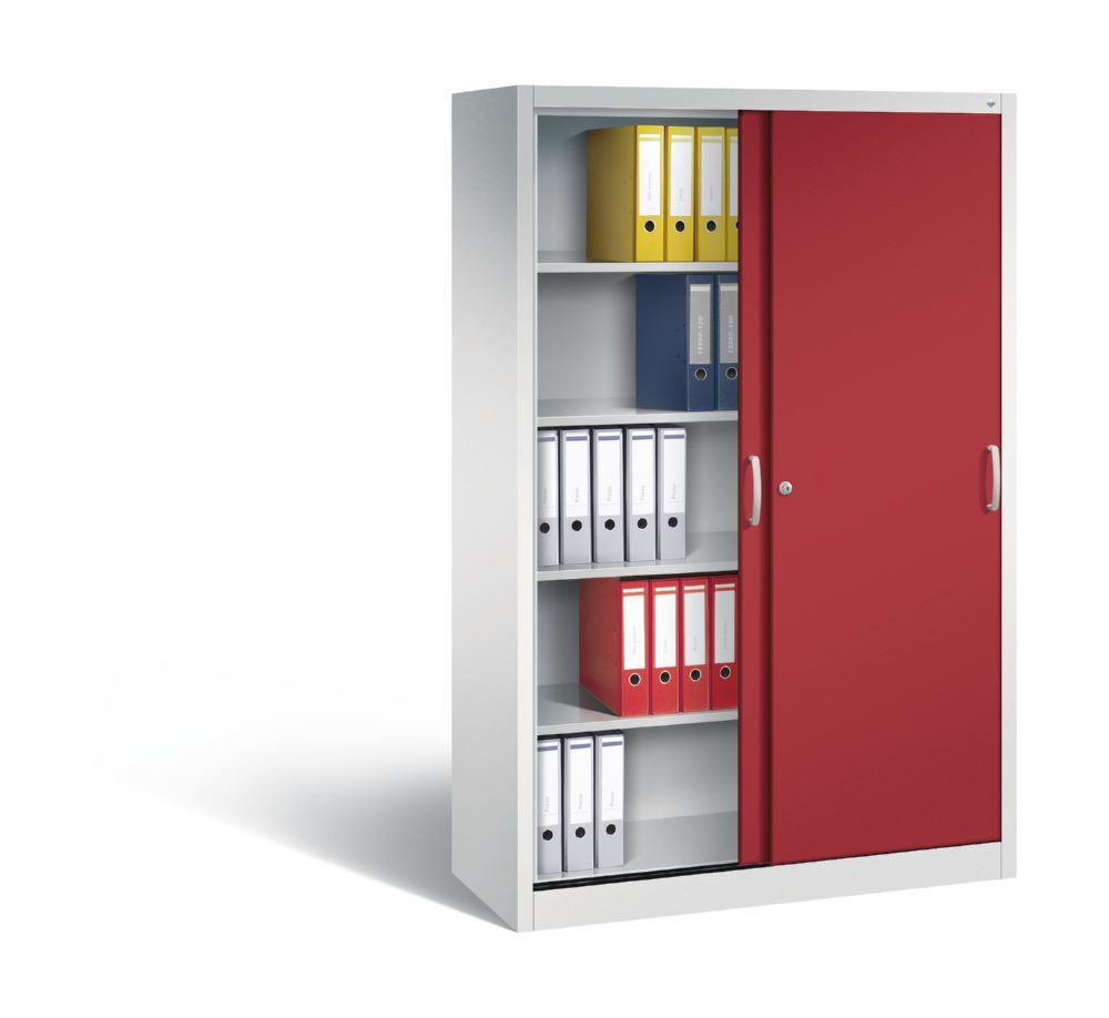 C+P Schiebetürenschrank Acurado mit Fußbodenschutz rubinrot 1200 x 500 x 1950 mm Produktbild C+P Schiebetürenschrank Acurado mit Fußbodenschutz rubinrot 1200 x 500 x 1950 mm bild 3