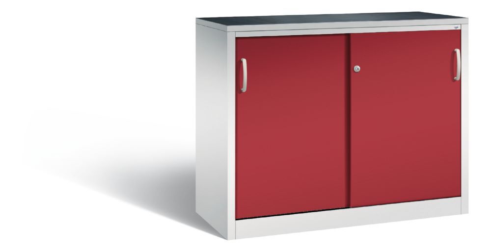 C+P Schiebetürenschrank Acurado 2000 rubinrot 1200 x 500 x 1000 mm Produktbild C+P Schiebetürenschrank Acurado 2000 rubinrot 1200 x 500 x 1000 mm