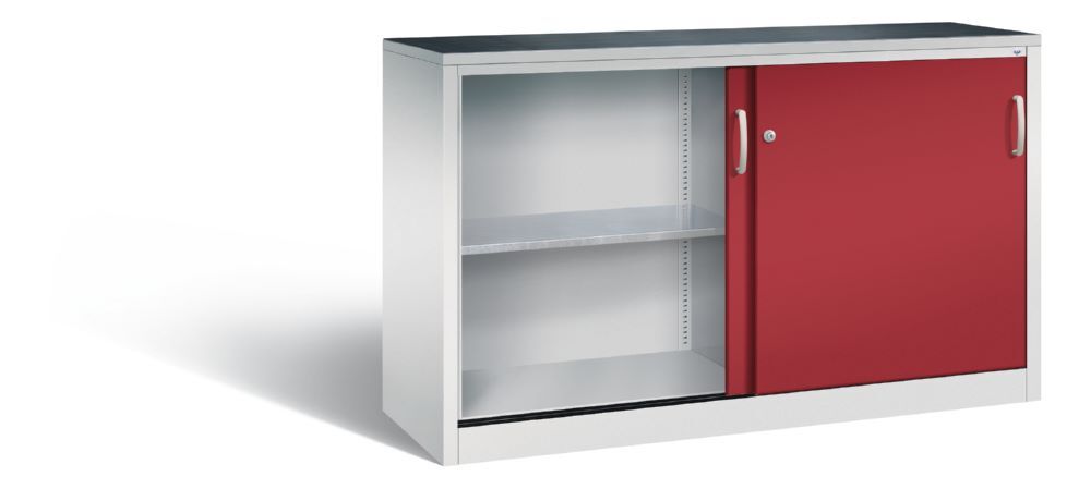 C+P Schiebetürenschrank Acurado 2000 Türen in rubinrot 1600 x 500 x 1000 mm Produktbild C+P Schiebetürenschrank Acurado 2000 Türen in rubinrot 1600 x 500 x 1000 mm bild 2