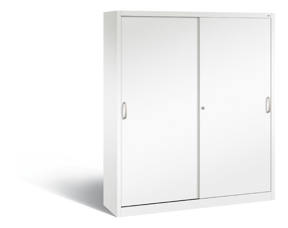 C+P Schiebetürenschrank Acurado 2000 1950 x 1600 x 400 mm in weiß Produktbild C+P Schiebetürenschrank Acurado 2000 1950 x 1600 x 400 mm in weiß