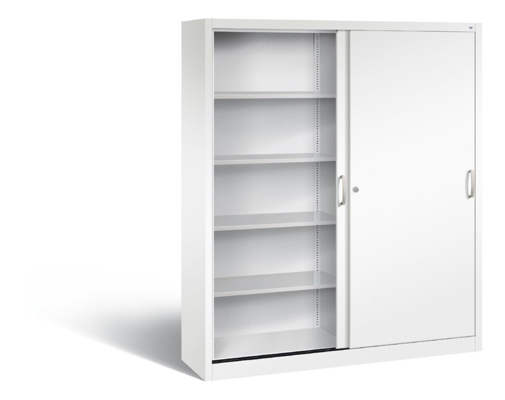 C+P Schiebetürenschrank Acurado 2000 1950 x 1600 x 400 mm in weiß Produktbild C+P Schiebetürenschrank Acurado 2000 1950 x 1600 x 400 mm in weiß bild 2