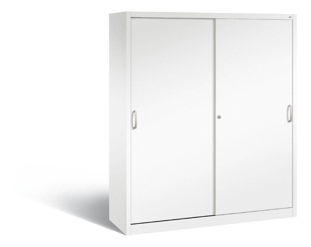C+P Schiebetürenschrank Acurado 2000 1950 x 1600 x 500 mm in weiß Produktbild C+P Schiebetürenschrank Acurado 2000 1950 x 1600 x 500 mm in weiß