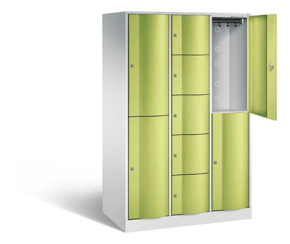 C+P Schließfachschrank Resisto 9 Fächer 1950 x 1148 x 640 mm Produktbild C+P Schließfachschrank Resisto 9 Fächer 1950 x 1148 x 640 mm bild 2