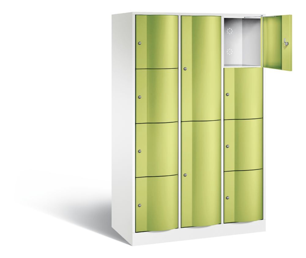 C+P Stahl Schließfachschrank Resisto 10 Fächer 1950 x 1148 x 540 mm Produktbild C+P Stahl Schließfachschrank Resisto 10 Fächer 1950 x 1148 x 540 mm bild 2
