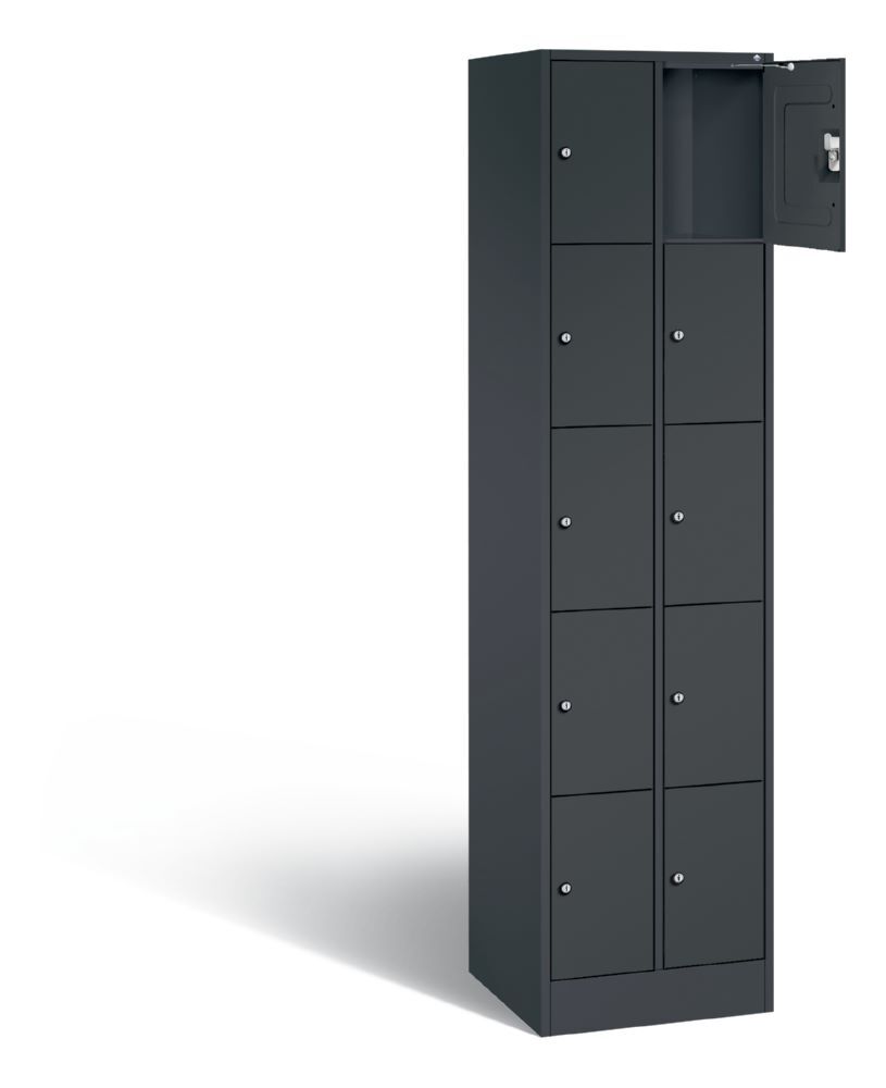 C+P Schließfachschrank Serie 8070 H 1950 x B 460 x T 480 mm anthrazit Produktbild C+P Schließfachschrank Serie 8070 H 1950 x B 460 x T 480 mm anthrazit bild 2