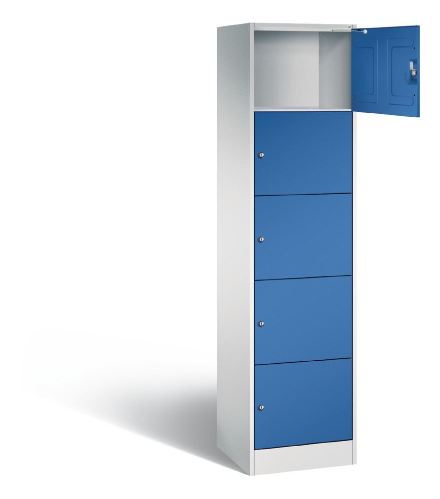 C+P Schließfachschrank Serie 8070 enzianblau 460 x 480 x 1950 mm Produktbild C+P Schließfachschrank Serie 8070 enzianblau 460 x 480 x 1950 mm bild 2