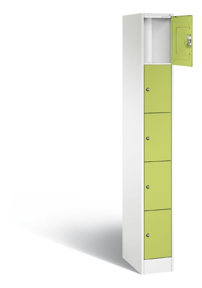 C+P Schließfachschrank Serie 8070 mit Flügeltüren viridingrün 240 x 480 x 1950 mm Produktbild C+P Schließfachschrank Serie 8070 mit Flügeltüren viridingrün 240 x 480 x 1950 mm bild 2