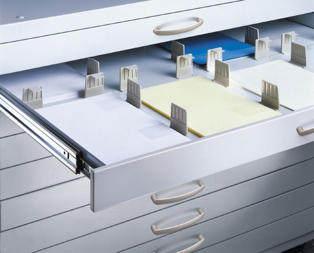 C+P Schubladen Einteilung Set aus Kunststoff für 8 x DIN A4 Produktbild C+P Schubladen Einteilung Set aus Kunststoff für 8 x DIN A4 bild 2
