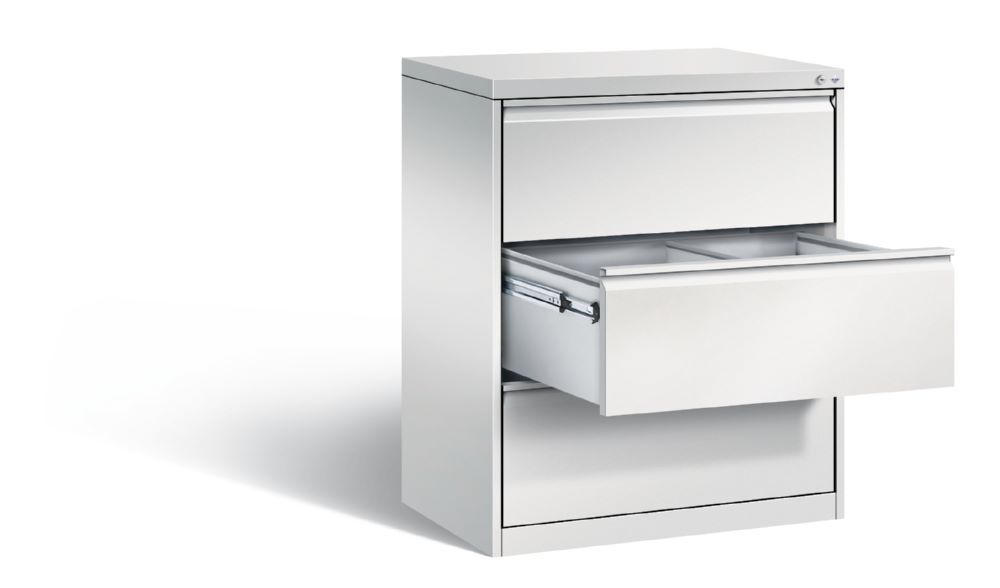 C+P Schubladenschrank Acurado mit Teleskopschienen lichtgrau 787 x 590 x 1045 mm Produktbild C+P Schubladenschrank Acurado mit Teleskopschienen lichtgrau 787 x 590 x 1045 mm bild 2
