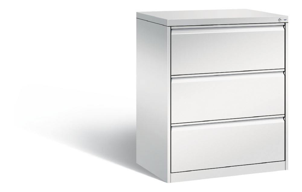 C+P Kleiner Schubladenschrank abschlißsbar Acurado lichtgrau 787 x 590 x 1045 mm Produktbild C+P Kleiner Schubladenschrank abschlißsbar Acurado lichtgrau 787 x 590 x 1045 mm