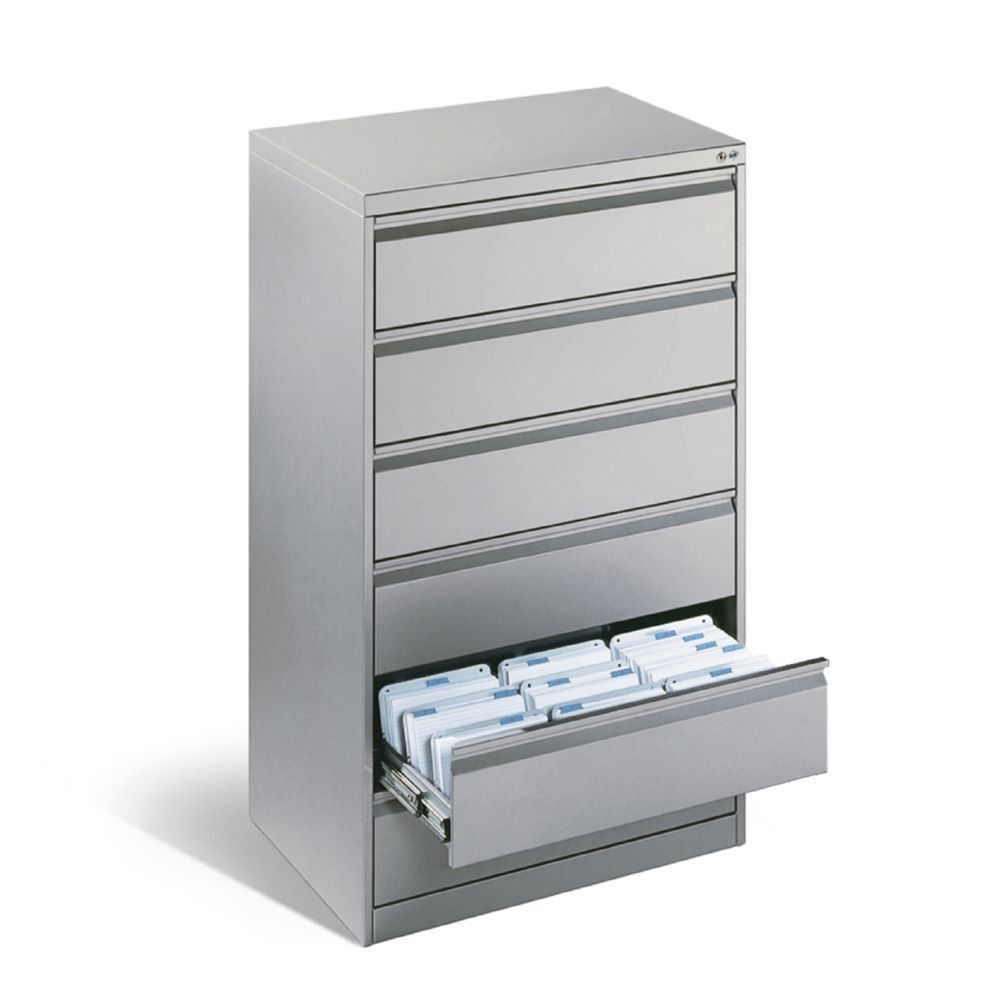 C+P Schubladenschrank Acurado H 1357 x B 787 x T 590 mm in lichtgrau Produktbild C+P Schubladenschrank Acurado H 1357 x B 787 x T 590 mm in lichtgrau bild 3