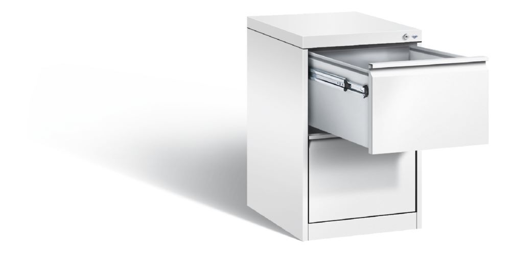 C+P Schubladenschrank Aktenschrank Acurado weiß 433 x 590 x 733 mm Produktbild C+P Schubladenschrank Aktenschrank Acurado weiß 433 x 590 x 733 mm bild 2