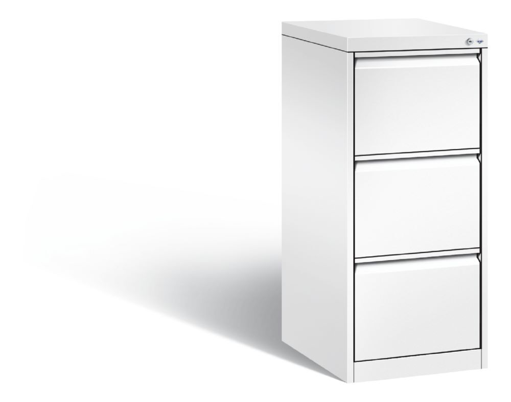 C+P Schubladenschrank Acurado weiß 433 x 590 x 1045 mm Produktbild C+P Schubladenschrank Acurado weiß 433 x 590 x 1045 mm