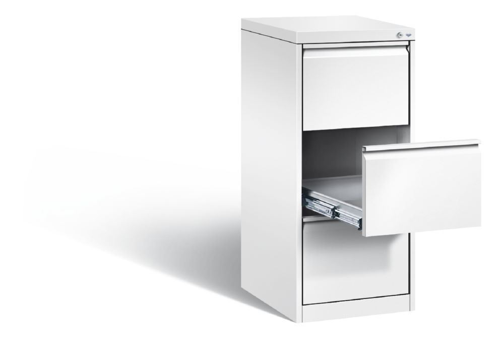 C+P Karteischrank Schubladenschrank Acurado weiß 433 x 590 x 1045 mm Produktbild C+P Karteischrank Schubladenschrank Acurado weiß 433 x 590 x 1045 mm bild 2