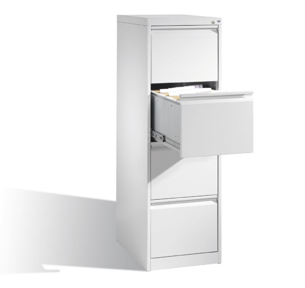 C+P Aktenschrank mit Schubladen Acurado weiß 433 x 590 x 1357 mm Produktbild C+P Aktenschrank mit Schubladen Acurado weiß 433 x 590 x 1357 mm bild 3