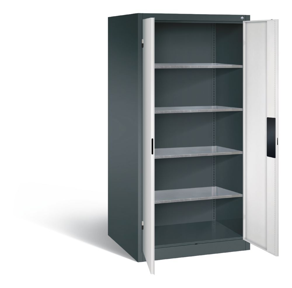 C+P Schwerlastschrank 1950 x 930 x 800 mm anthrazit lichtgrau Produktbild C+P Schwerlastschrank 1950 x 930 x 800 mm anthrazit lichtgrau bild 2