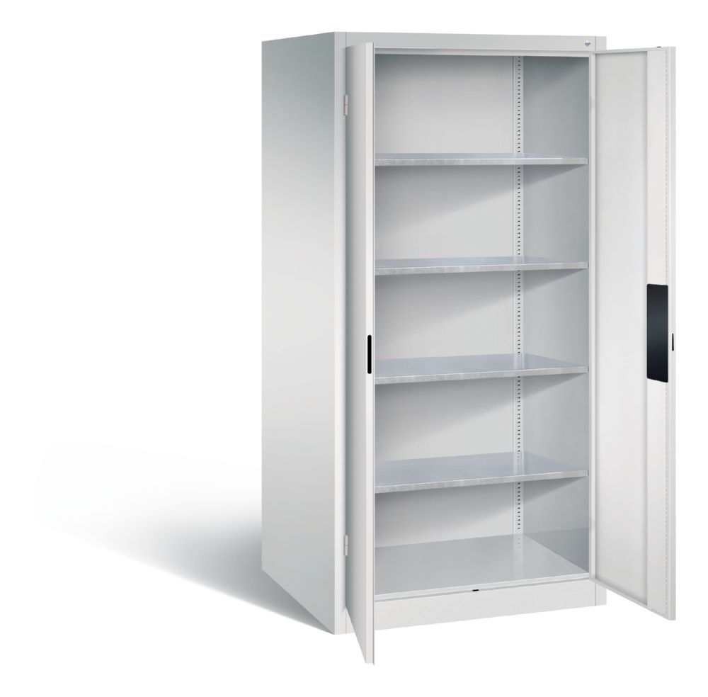 C+P Schwerlastschrank H 1950 x B 930 x T 800 mm in lichtgrau Produktbild C+P Schwerlastschrank H 1950 x B 930 x T 800 mm in lichtgrau bild 2