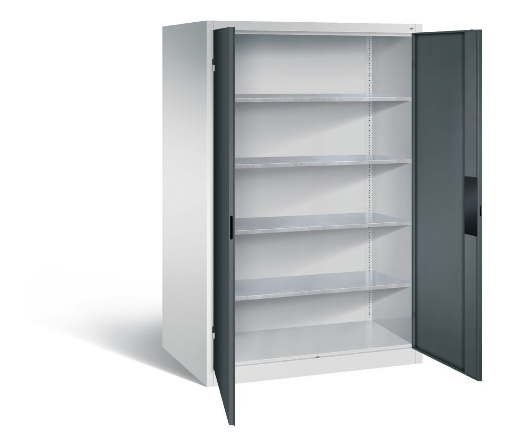 C+P Schwerlastschrank Serie 89 1950 x 1200 x 800 mm lichtgrau anthrazit Produktbild C+P Schwerlastschrank Serie 89 1950 x 1200 x 800 mm lichtgrau anthrazit bild 2